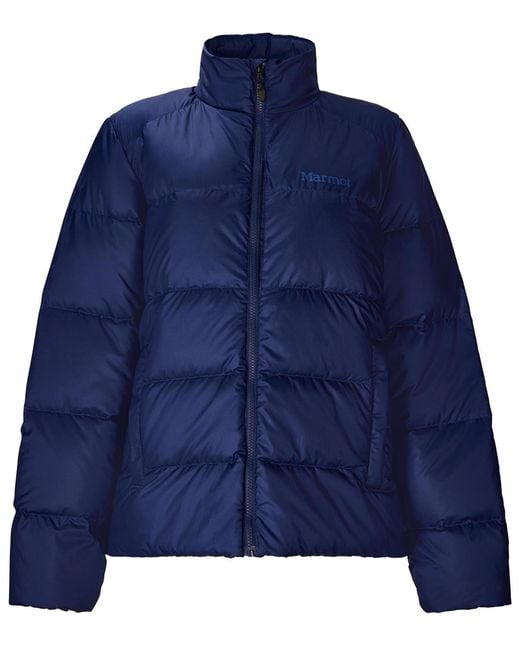 Marmot Blue Guides Down Puffer Jacket