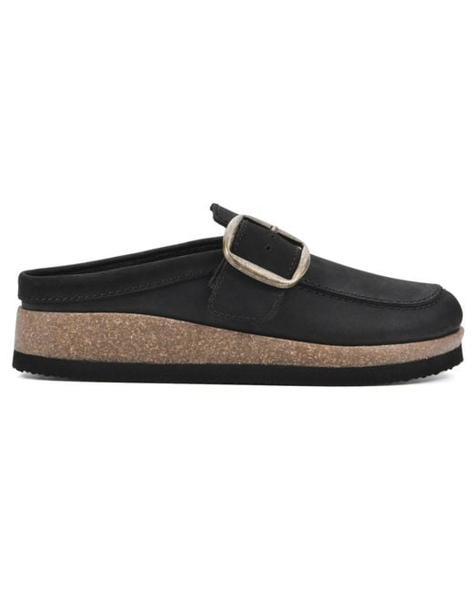 White Mountain Black Bueno Slip On Clogs