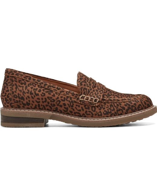 Earth Brown Javas Slip-on Penny Loafers