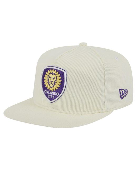 KTZ White Â Orlando City Sc 2025 Kickoff Snapback Golfer Hat for men