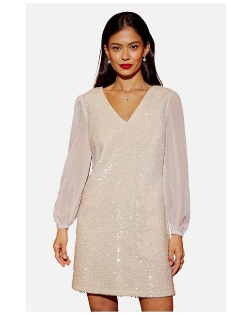 glitter tunic dress Iridescent Sequin Tunic – fringe co