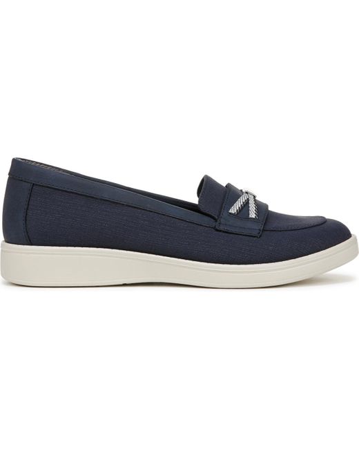 LifeStride Blue All Aboard Washable Round Toe Boat Shoes