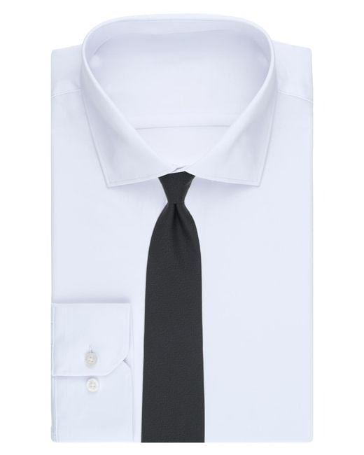 Michael Kors Gray Gordes Micro Solid Tie for men