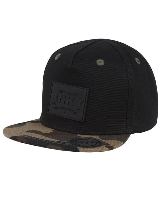 Binkybro Black Pendleton Snapback Hat for men
