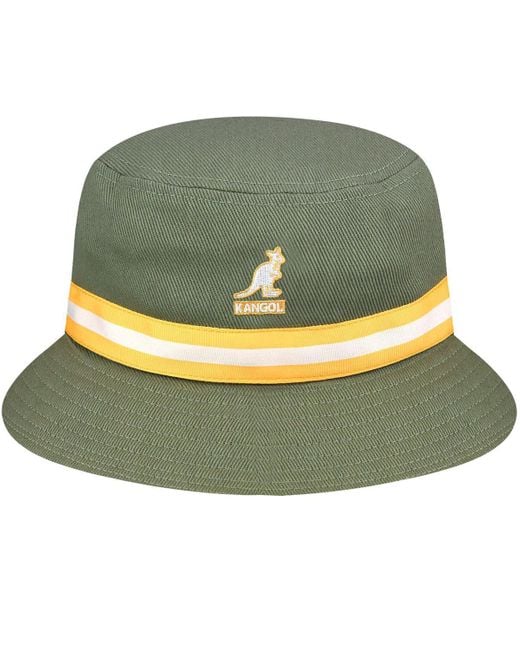 Kangol Green Stripe Lahinch Bucket Hat for men