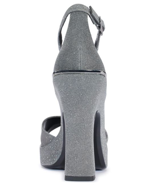DKNY Women's Essential Open Toe Pump Heel Sandal - Black, Size 6, Fashion Heeled Sandals - View #2