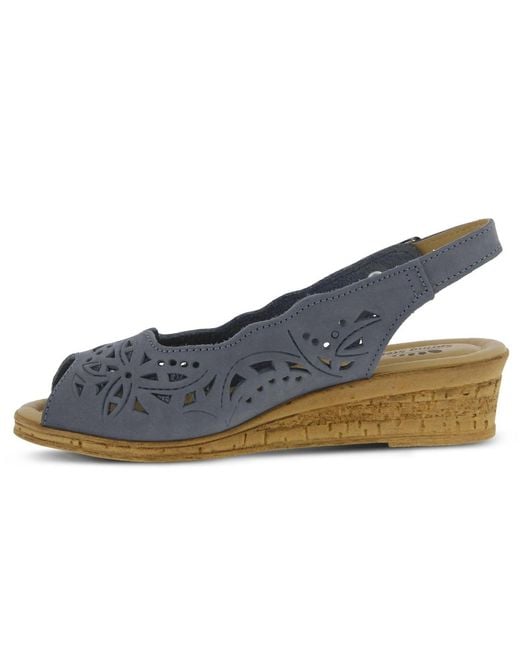 Spring Step Black Orella Slingbacks