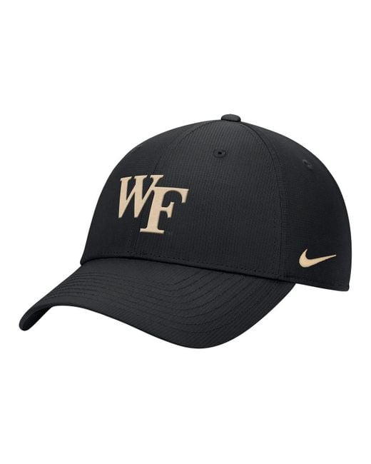 Nike Blue Wake Forest Demon Deacons 2025 On-field Club Performance Adjustable Hat for men