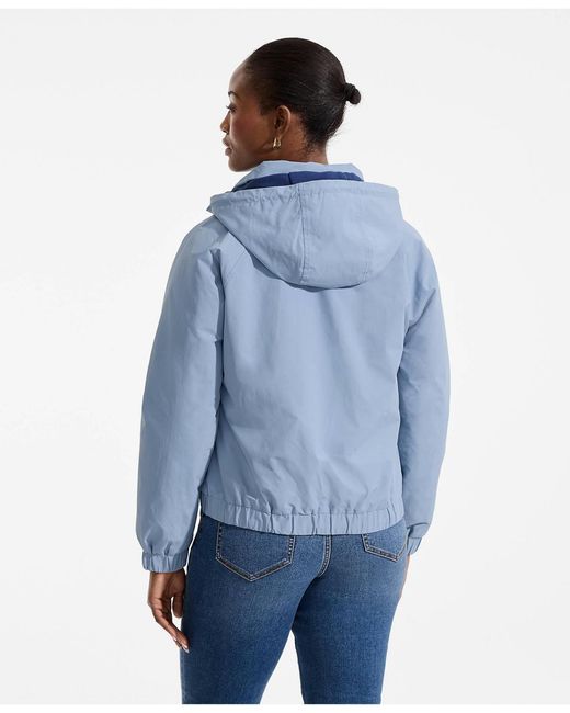 Lands' End Blue Squall Full Zip Jacket