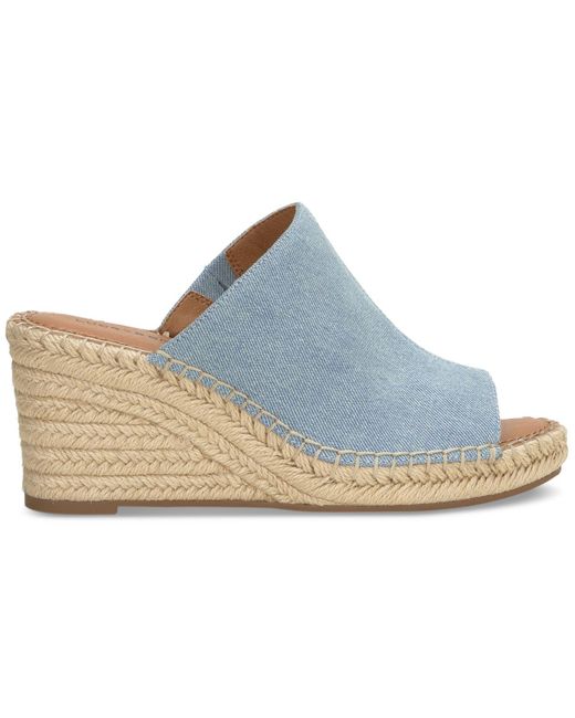 Lucky Brand Natural Cabriah Espadrille Wedge Heel Sandals