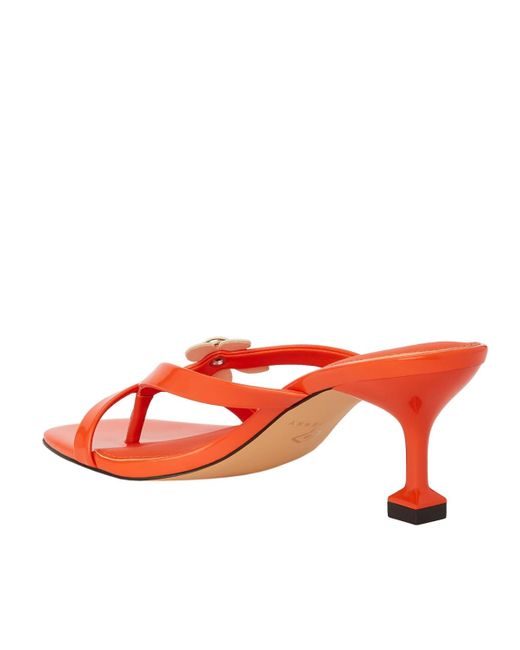 Katy Perry Red Oceanside Flower Slip-on Sandals