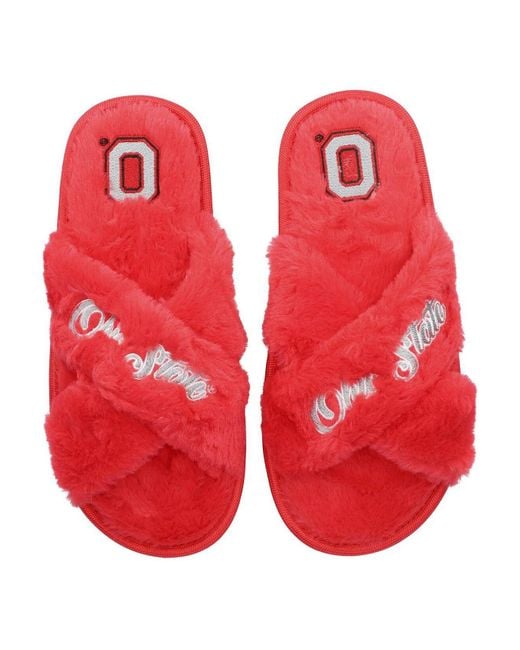 ohio state men's slippers