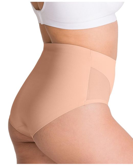 Shapermint Essentials Brown Mesh Shaper Brief 51001