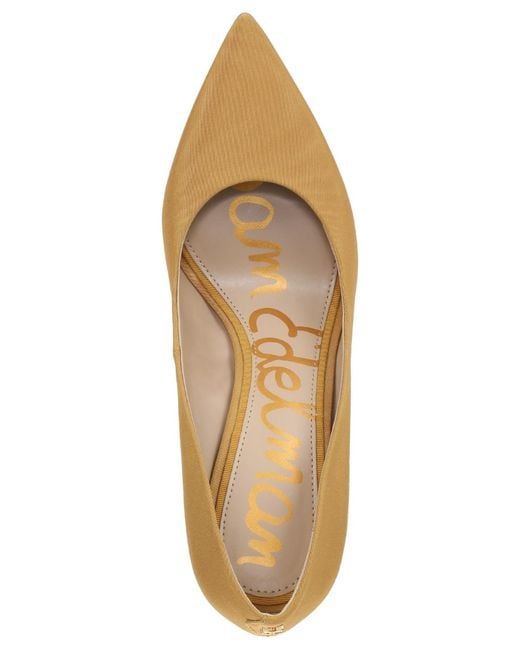 Sam Edelman Natural Hazel Pumps
