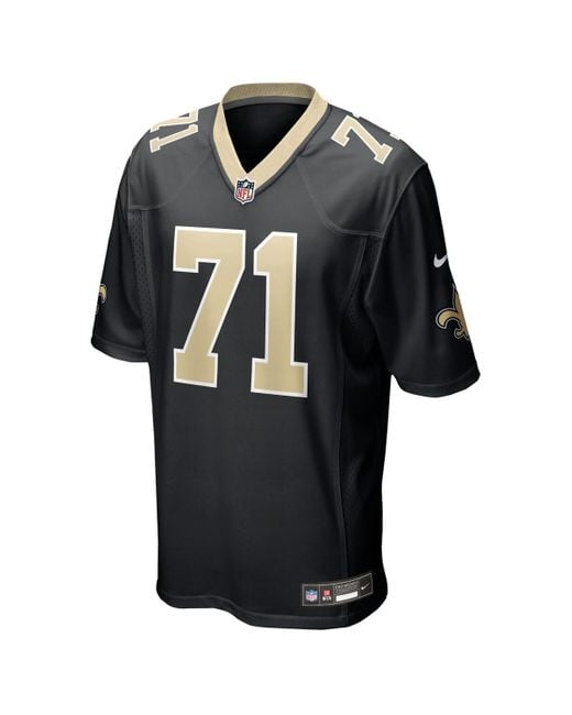 Nike Black Kelvin Banks Jr. New Orleans Saints 2025 Nfl Draft First Round Pick Game Jersey for men