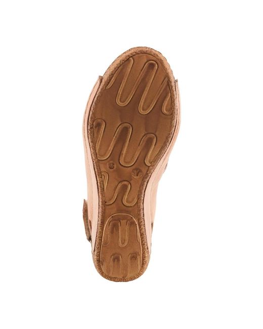 Spring Step Brown Denair Wedge Slingback