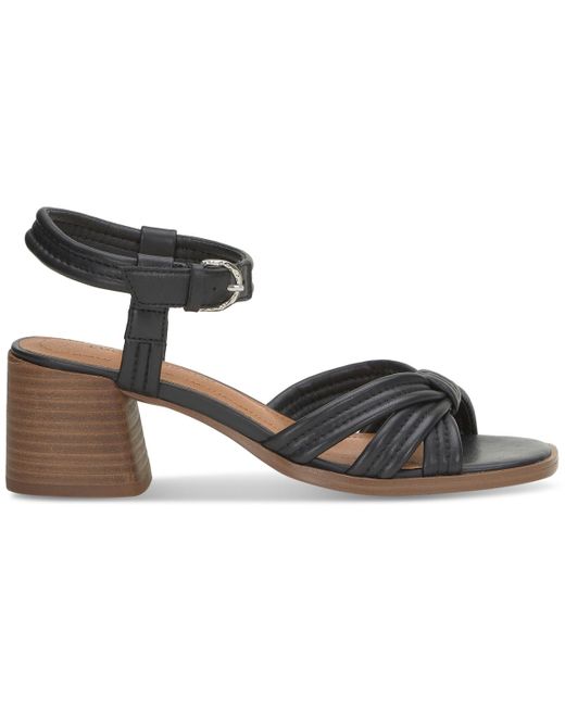 Lucky Brand Metallic Jolenne Adjustable Strap Block-heel Sandals