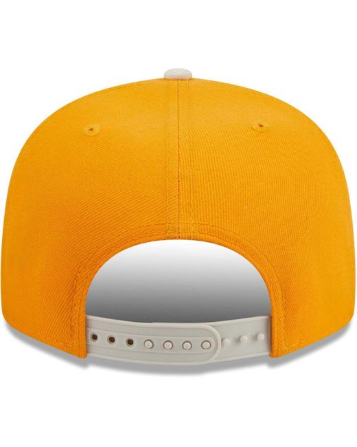 KTZ Orange Boston Red Sox Tiramisu 9fifty Snapback Hat for men