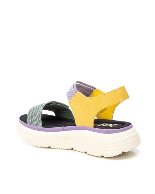 Xti Purple Comfort Sandals By