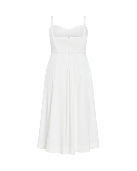 City Chic White Sweet Flare Dress