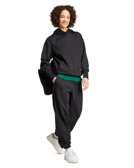 Adidas Black All Season Loose Drawstring Pants