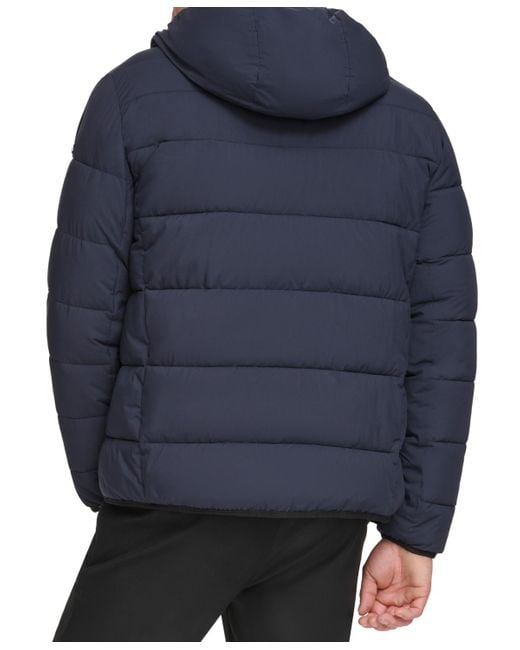 Calvin Klein Blue Insulated Polyester Puffer Jacket for men
