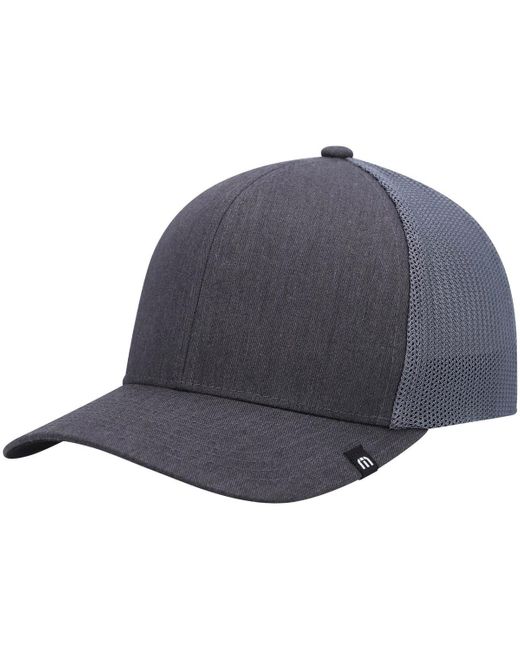 Travis Mathew Blue Widder 2.0 Trucker Snapback Hat for men