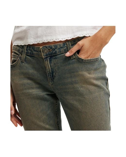 Cotton On Green Low Rise Bootcut Jean