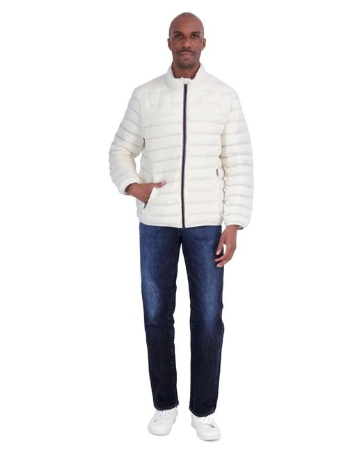Tommy Hilfiger White Real Down Packable Jacket for men