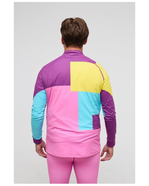 OOSC Pink So Fetch Baselayer Top for men