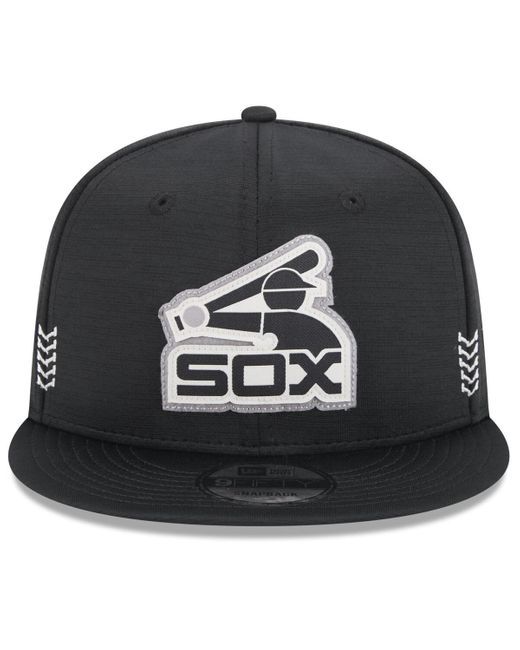 KTZ Black Chicago White Sox 2024 Clubhouse 9fifty Snapback Hat for men