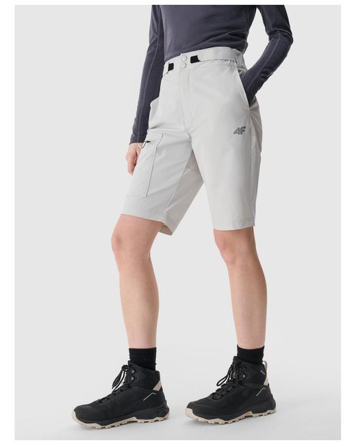 4F Gray Quick-dry Trekking Regular Shorts