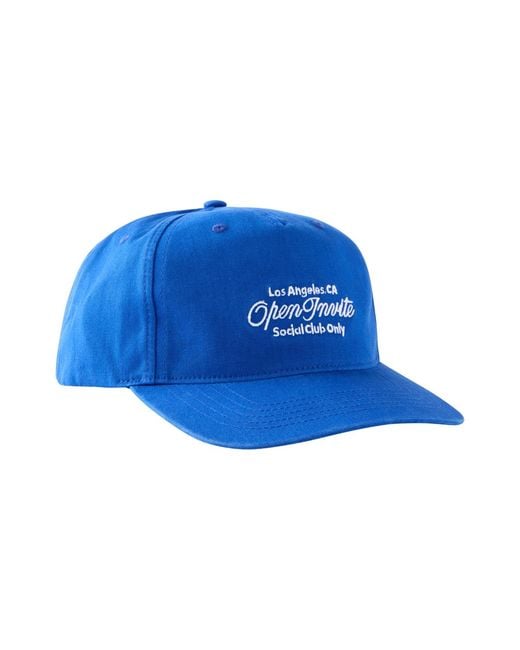 Cotton On Blue 5 Panel Hat for men