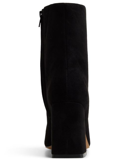 ALDO Black Vellamo Square Toe Dress Booties