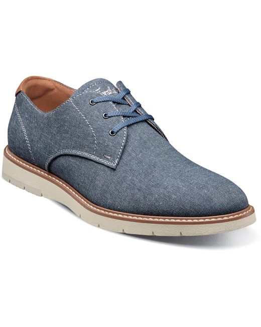 Florsheim Blue Vibe Canvas Plain Toe Oxford Dress Shoe for men