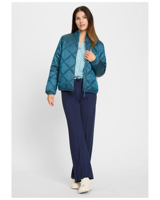 Olsen Blue Diamond Quilted Jacket