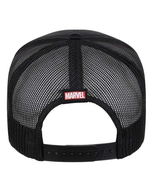 Lids Red Deadpool Big Front Foam Trucker Adjustable Hat for men