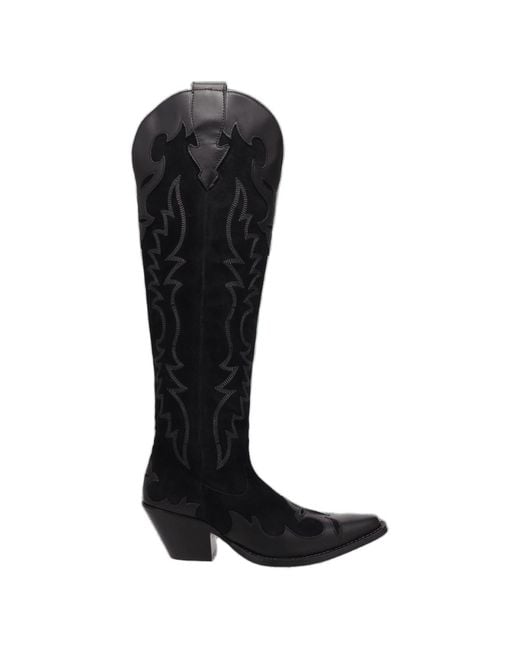 Dingo Black Drama Queen Suede Boot