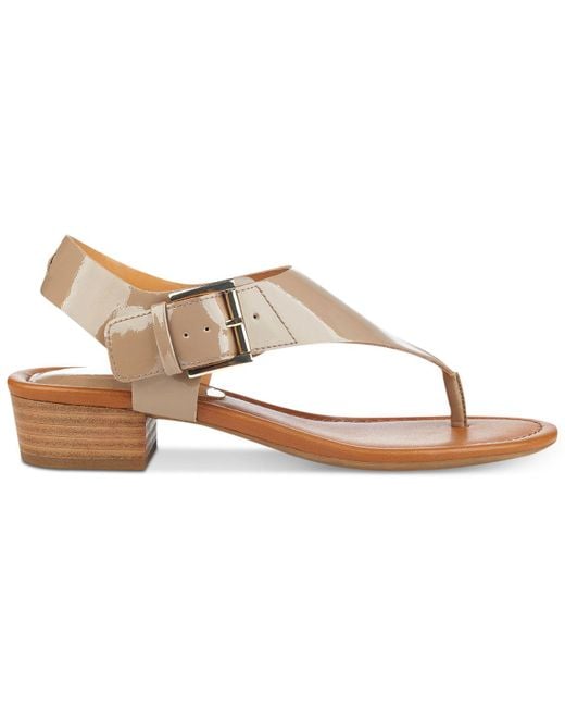 Tommy Hilfiger Kitty Block Thong Sandals Lyst