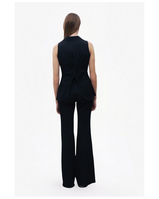 Nocturne Black Flared Pants