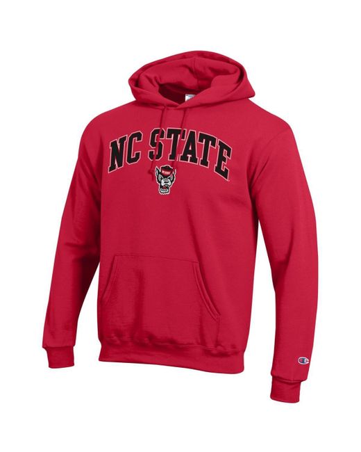 Champion Red Georgia Bulldogs Arch Over Logo Pullover Hoodie for men