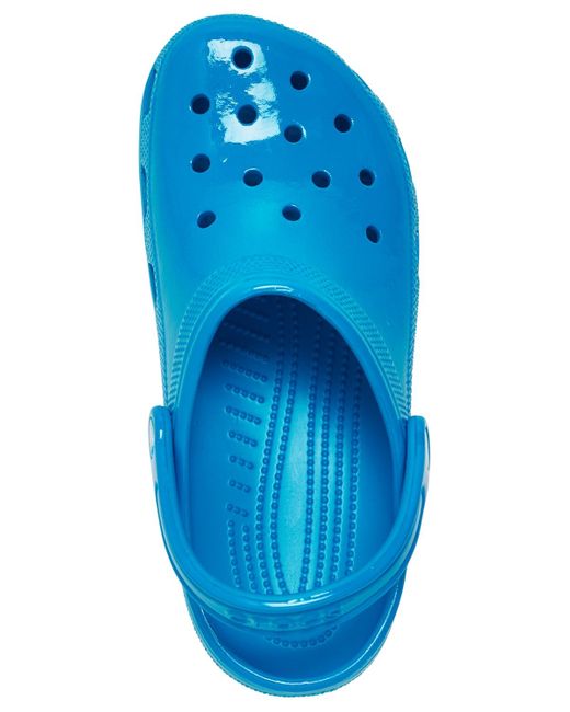 CROCSTM Blue Classic Neon Clogs From Finish Line