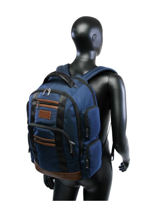 Original Penguin Blue Peterson Backpack