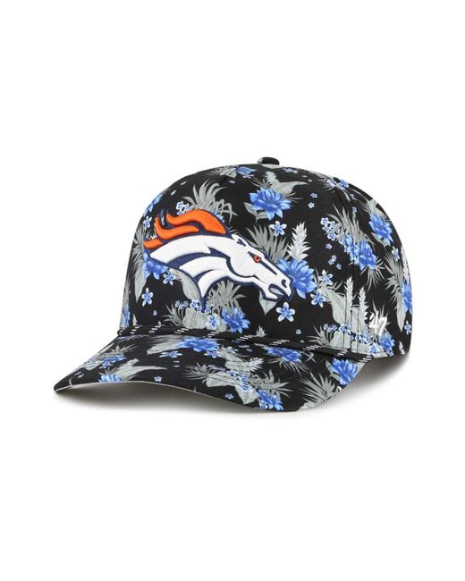 47 Brand Black Denver Broncos Dark Tropic Hitch Adjustable Hat in Blue for  Men