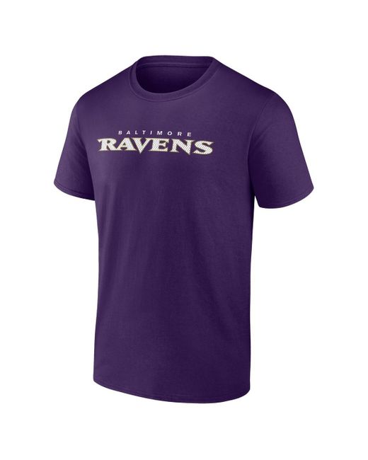 LOGO ATHLETIC Purple Baltimore Ravens 1 Dad Jersey T-shirt for men