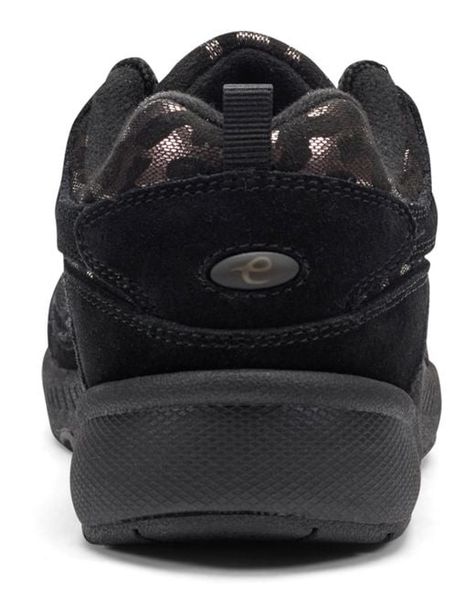 Easy Spirit Black Romy Lightweight Easy-on Walking Shoes