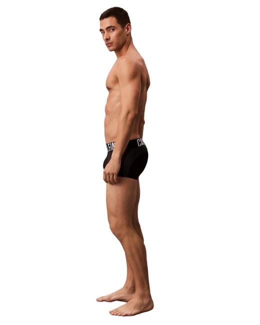Calvin Klein Black Intense Power Athletic Low-rise Trunks for men