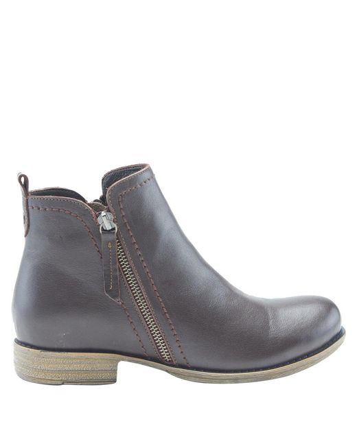 Spring Step Black Oziel Leather Bootie