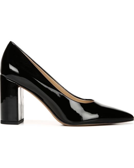 franco sarto black suede pumps