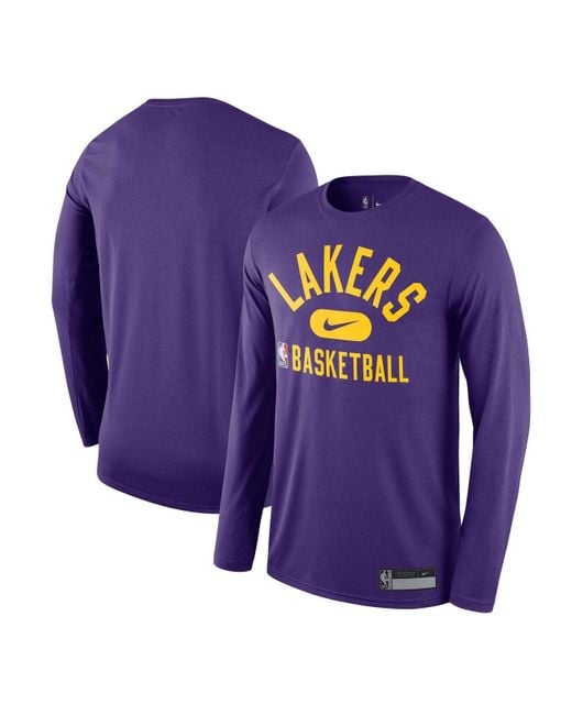 Nike Synthetic Purple Los Angeles Lakers 2021/22 Oncourt Practice